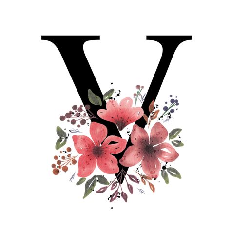 Floral Letter Alphabet 8549935 Png