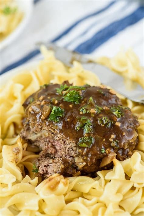 Easy Salisbury Steak Recipe Crazy For Crust