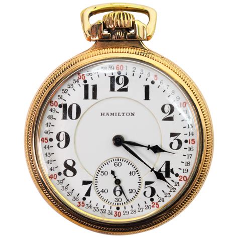 Hamilton Gold Filled B Pocket Watch At Stdibs