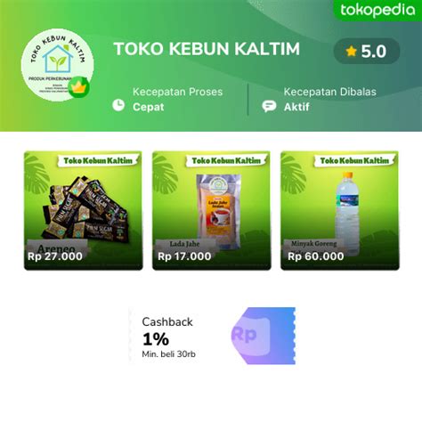 Toko Toko Kebun Kaltim Online Produk Lengkap Harga Terbaik Tokopedia