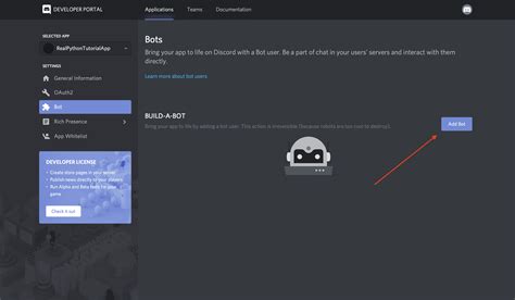 Build Discord Bot Devpost