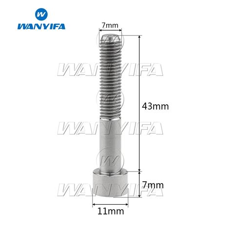 Pcs M X Mm Titanium Ti Bouten Inner Hexagon Grandado