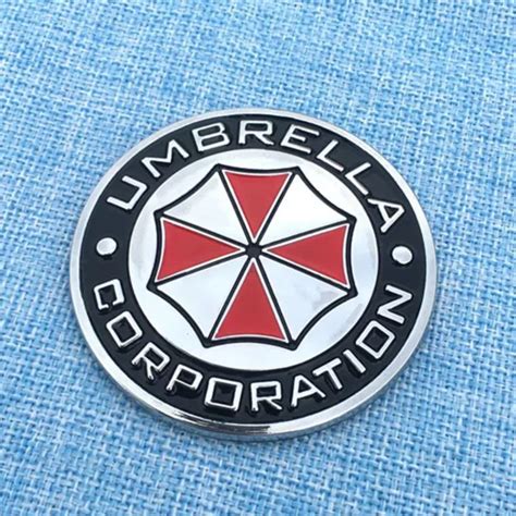 METAL BIOHAZARD RESIDENT Evil Umbrella Auto Car Emblem Badge 3D Decal