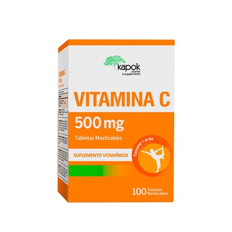 Pastillas Masticables Vitamina C Mg