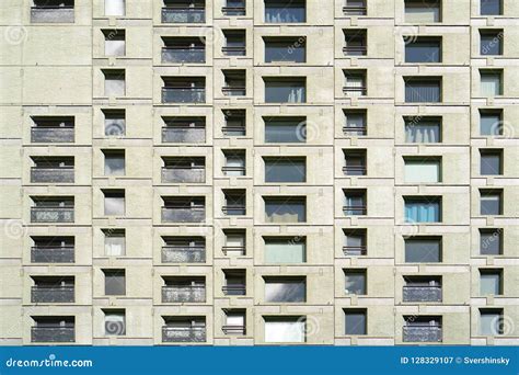 The Facade Of A Residential Building Texture Stock Image Image Of