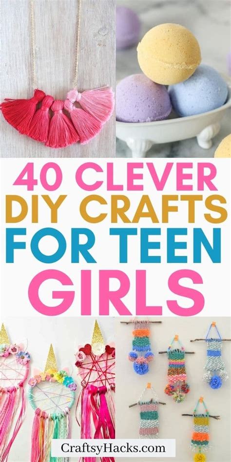 40 Super Cute DIY Crafts For Teen Girls Craftsy Hacks