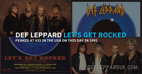 31 Years Ago DEF LEPPARD S LET S GET ROCKED At 15 In USA