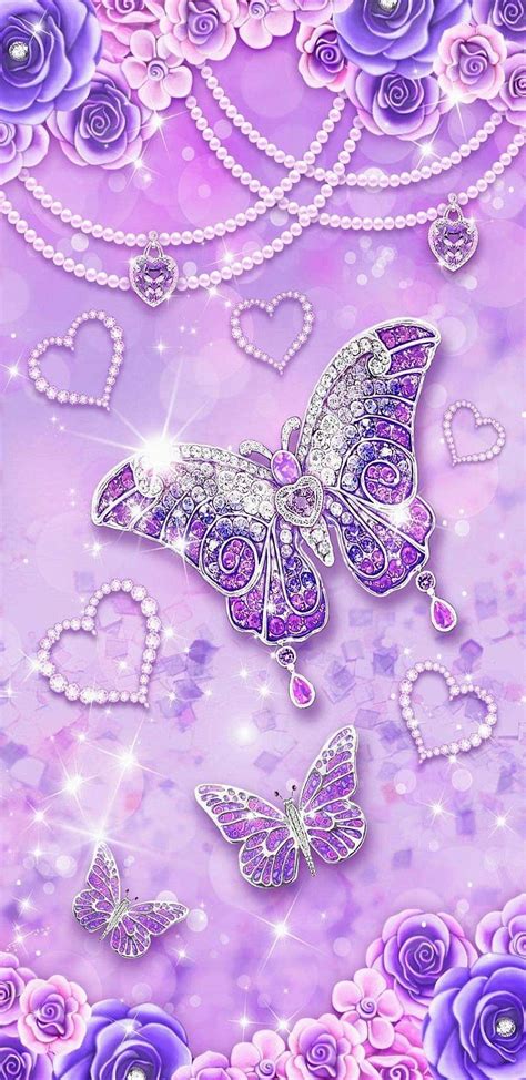 Top 82 About Glitter Butterfly Wallpaper Billwildforcongress