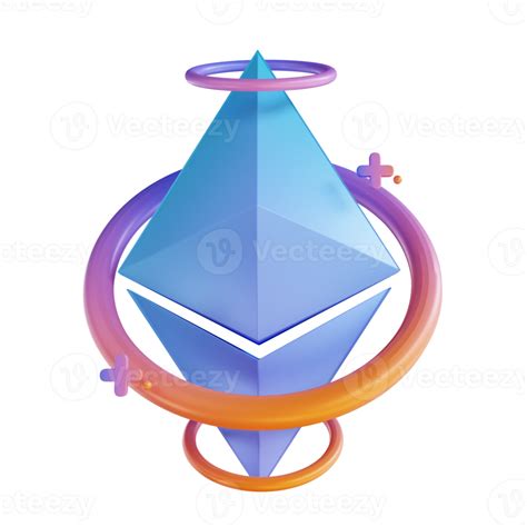 3d Illustration Ethereum And Ring 10851586 Png