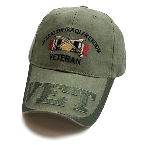 Operation Iraqi Freedom Veteran Cap Hats VetFriends