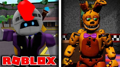 New William Afton Spring Bonnie And Springlock Failure In Roblox