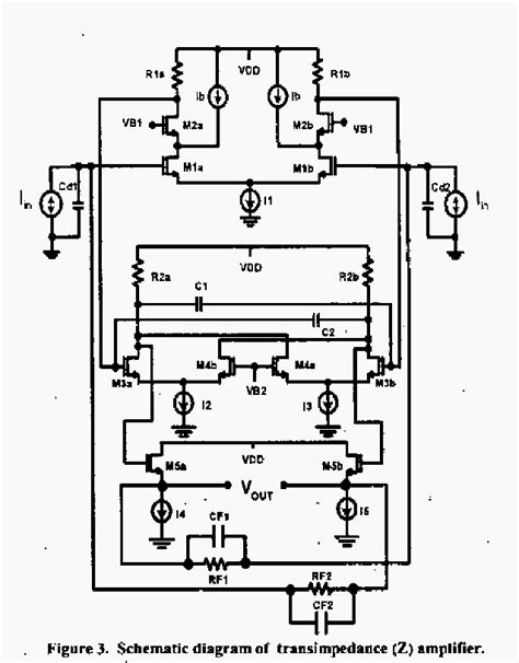 Figure From A Cmos Differential Transimpedance Amplifier For Gigabit