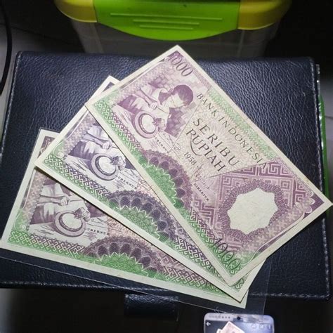 Jual Uang Kertas 1000 Rupiah Seri Pekerja Hijau 1958 Shopee Indonesia