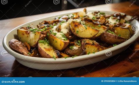 Homemade Roasted Jerusalem Artichoke Sunchokes With A Generous Sprinkle