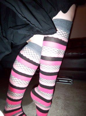 Me In My Favorite Knee High Fishnets Be Nice Porn Pic