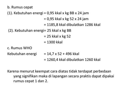 Rumus Kebutuhan Kalori Cara Menentukan Jumlah Kalori Yang Dibutuhkan