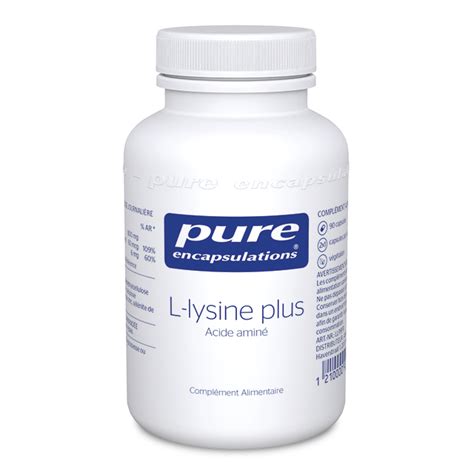 Complément L Lysine Plus Pure Encapsulations®