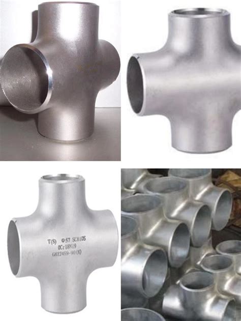 Carbon Steel Stainless Steel Allloy Steel Cross Pipe Fitting Butt Weld