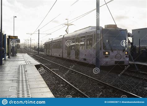 Tram Outside Sheffield Railway Station, UK Editorial Photography - Image of streetcar ...