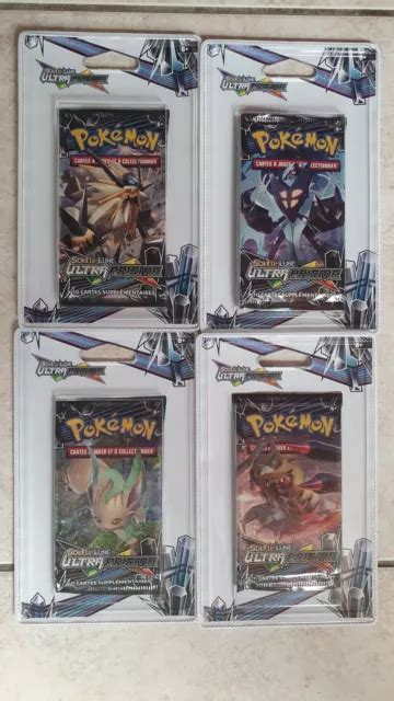 ARTSET POKÉMON SOLEIL Lune Ultra Prisme boosters sous blister EUR 45