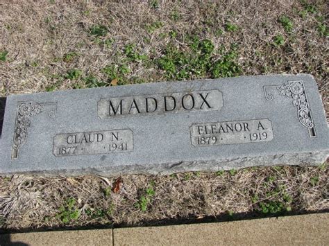 Claud Newton Maddox 1877 1941 Memorial Find A Grave