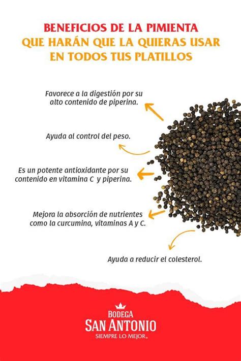 Beneficios De La Pimienta Beneficios De Alimentos Nutricion Y