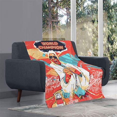 WWE Ric Flair Blanket Throw - Ric Flair Portrait Word Champion Poster ...