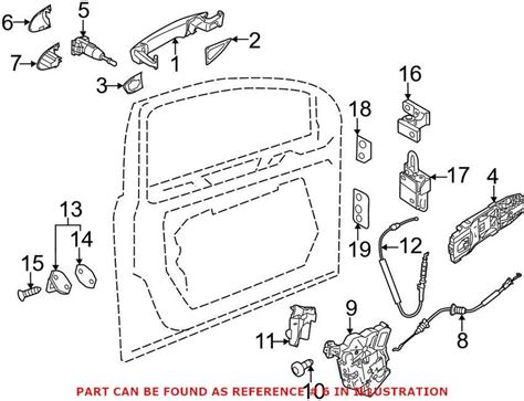 Vw Exterior Door Handle Cover Front Driver Side K Gru Genuine