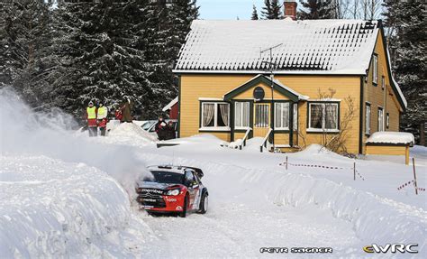 Solberg Petter Patterson Chris Citroën DS3 WRC Rally Sweden 2011