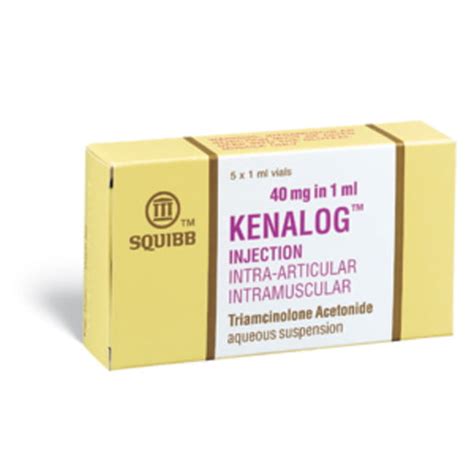 Kenalog Injection 40mg Per Ml 5x1ml Pharmalyfe