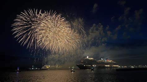 Cunard Queen Anne Cruise Ship On Maiden Voyage