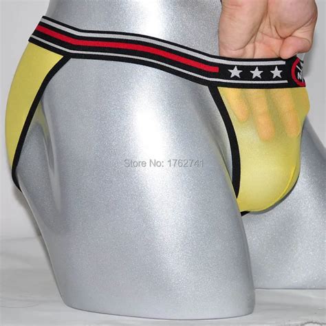 Mens See Through Mesh Briefs Underwear Sexy Underwear Men Sheer Bikini Briefs Jockstrap Male