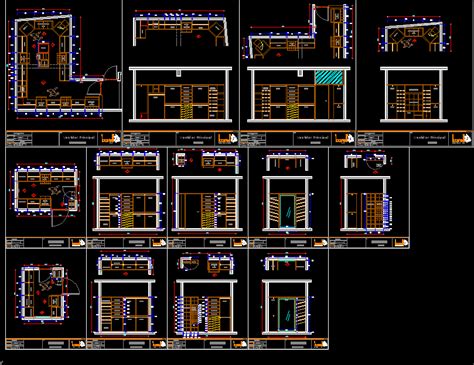 Vestidores En AutoCAD Librería CAD