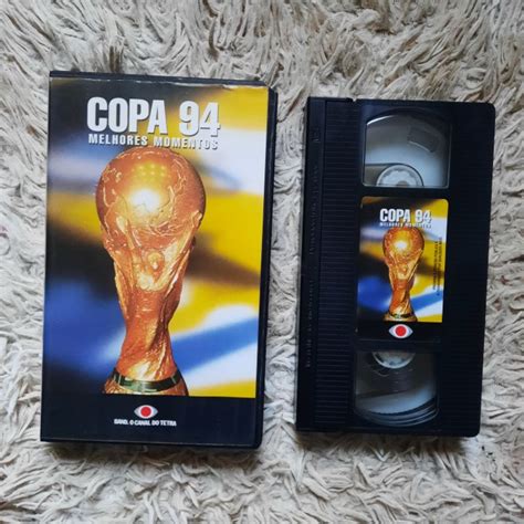 Fita Vhs Copa 1994 Melhores Momentos Band Shopee Brasil