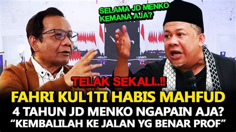 FAHRI HAMZAH PERMALUKAN HABIS MAHFUD MD ANDA YANG HARUS DIADILI