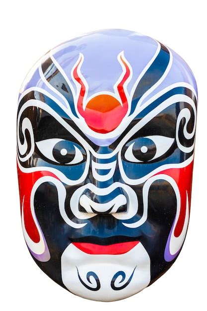 Premium Photo Chinese Traditional Opera Facial Painting Mask With