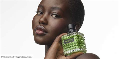 New Face Adut Akech G Rie Du Parfum Born In Roma Green Stravaganza