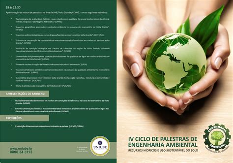 NATUREZA TERRA E VIDA IV CICLO DE PALESTRAS DE ENGENHARIA AMBIENTAL