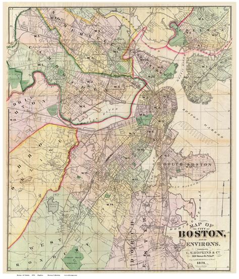 Old Maps Of Boston