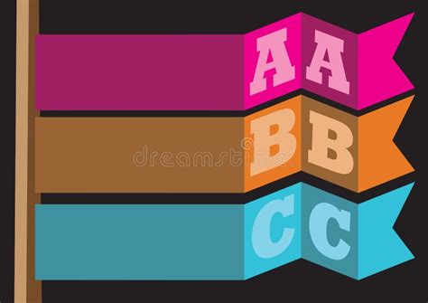 abc flag abstract vector background layout design stock vector