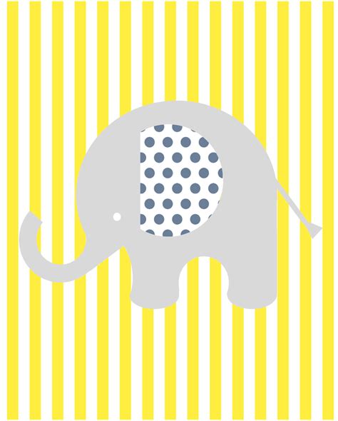 Elephant and Giraffe Nursery Wall Art - Ice Cream Off Paper Plates