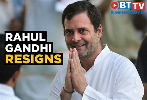 Rahul Gandhi Officially Resigns As Congress President News Reel