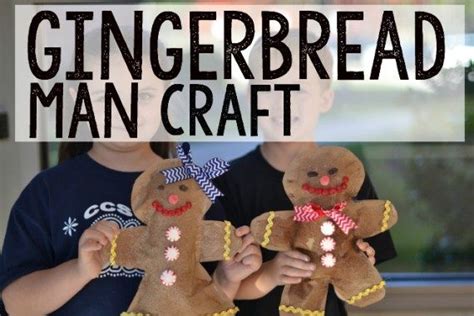 Gingerbread Craft Bonnie Kathryn Gingerbread Crafts Christmas