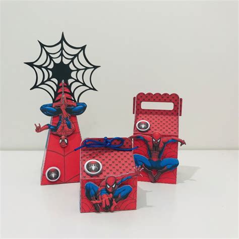 Personalizados Homem Aranha 15 Peças Elo7 Produtos Especiais