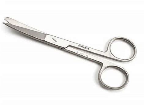 Sharp Dressing Operating Curved Surgical Scissor Size Dimension