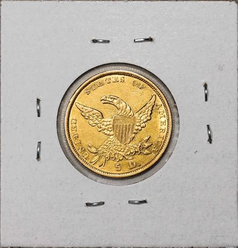 1836 5 Classic Head Half Eagle Gold Coin Bk Auctions