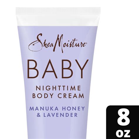 Sheamoisture Baby Nighttime Body Cream Manuka Honey And Lavender 8 Oz