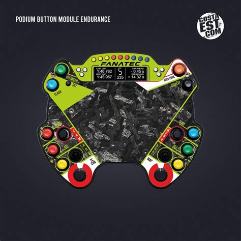 Sticker Fanatec Podium Button Module Endurance