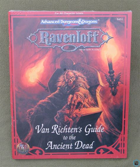 Van Richten S Guide To Ancient Dead Sealed Advanced Dungeons Dragons