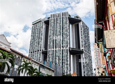 Pinnacle Duxton Keong Saik Road Singapore Stock Photo Alamy